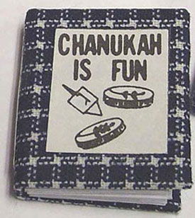 Dollhouse Miniature Chanukah Is Fun Book